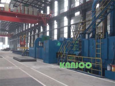 PLC Control Forging Parts Cleaning Spinner Hanger Shot Blasting Machine