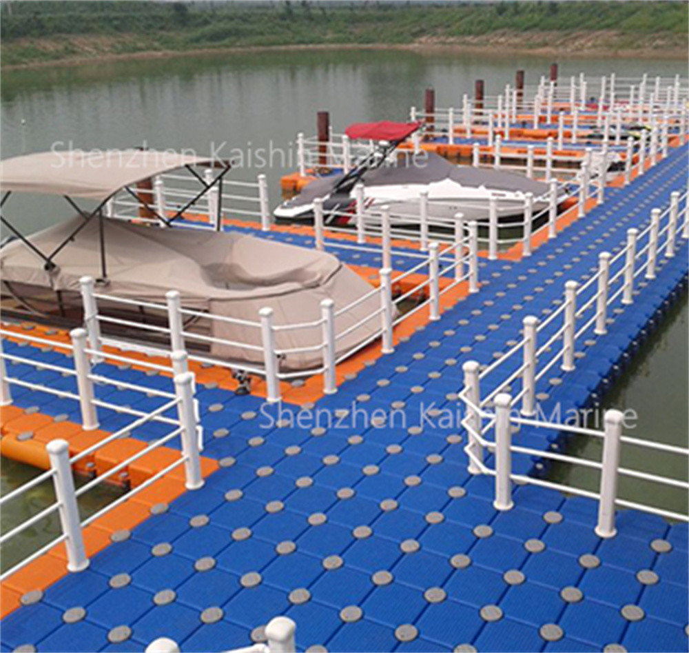 HDPE Marina Dock Floating Cubes Economical Recycled Modular Docks Floating Walkway Pontoon