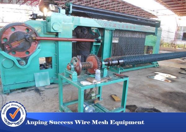 Quality High Efficiency 60X80 Gabion Mesh Machine With CE / ISO9001 Certificate for sale
