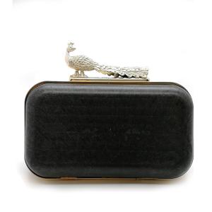 Fancy Bird Lock Iron Frame Box Clutch Frame For Lady Cluthes