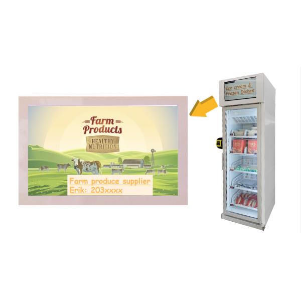 Fresh Fruit Vegetable Farm Produce Vending Machine With Cooling System Touch Screen