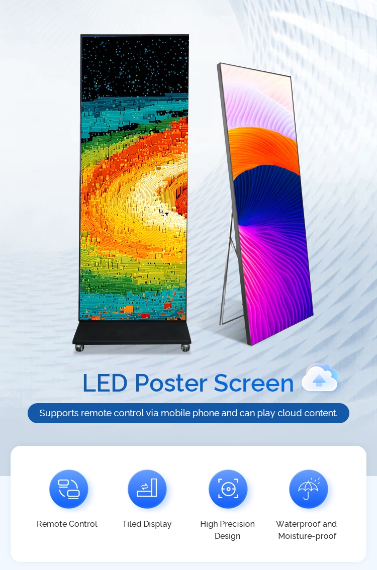 High Quality Customized Advertising Church Stage Backdrop LED Screen Video Poster LED Display Screen