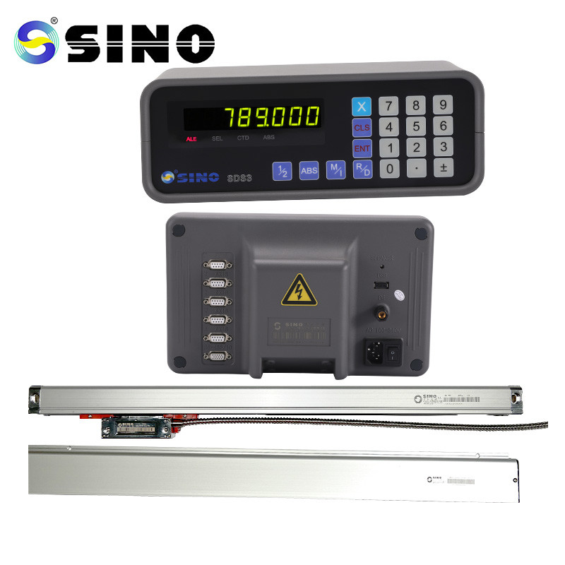 SINO SDS3-1 Sensor Encoder Lathe DRO Kit Glass Lathe Digital Readout System