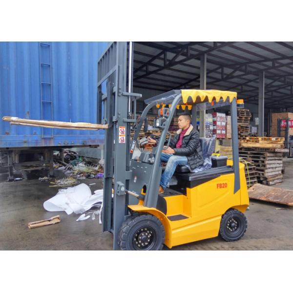 Mini 2 Ton Electric Forklift Truck Seated 48V 450AH With CE Certification