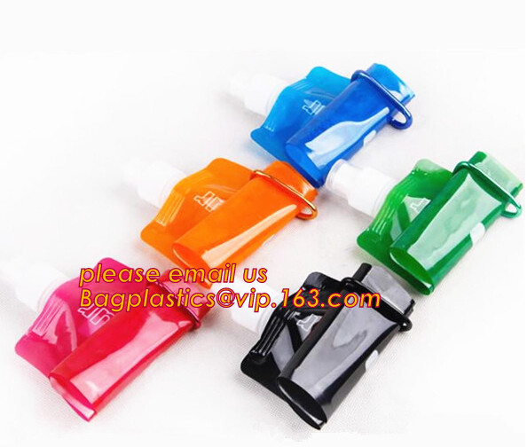 Customized logo folding sports water bottle/water bag/foldable bag for travel,Collapsible Water Bottle/Folding Water bag