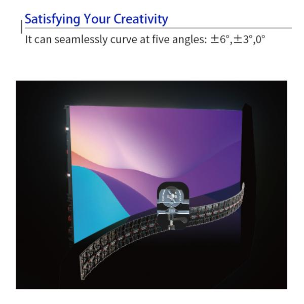 Adjustable Color Temperature Rent LED Video Wall Immersive Design