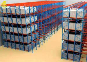 China Mobile Drive In And Drive Through Racking / Heavy Duty Pallet Racking System on sale