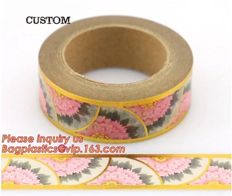 foil washi tape holographic foil washi tape,Gold Laser Decorative Reflective Customized Washi Tape,Decorative Adhesive T