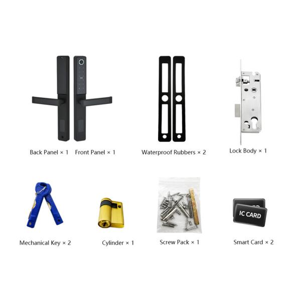 Bluetooth Fingerprint Smart App Door Lock Remote Control / Temporary Password