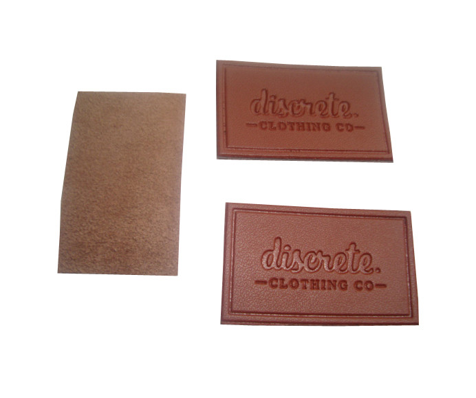 Custom Embossed Genuine Leather Patch