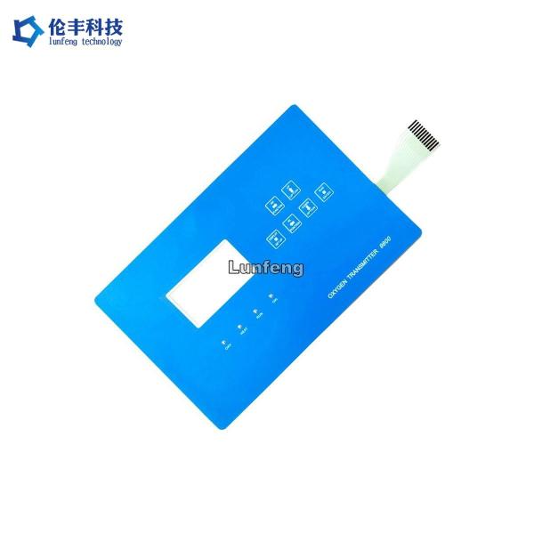 Quality Custom Poly Membrane Switch Keyboard Polyester EBG180 Metal Domes for sale