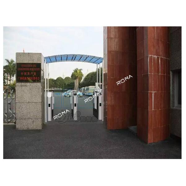 Electronic Turnstile RFID Pedestrian Barrier Gate , Turnstile Security Systems