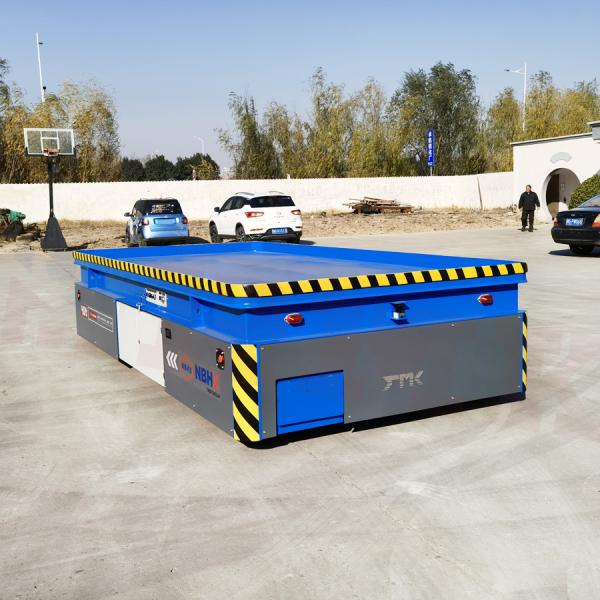 40t Steerable Die Transfer Cart Rubber Wheel Battery Transfer Carriage
