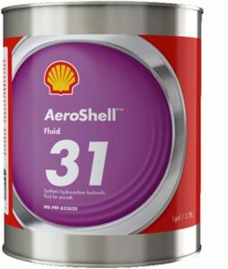 China Synthetic Hydrocarbon Based Aviation Chemicals Aeroshell 31 Hydraulic Fluid wholesale