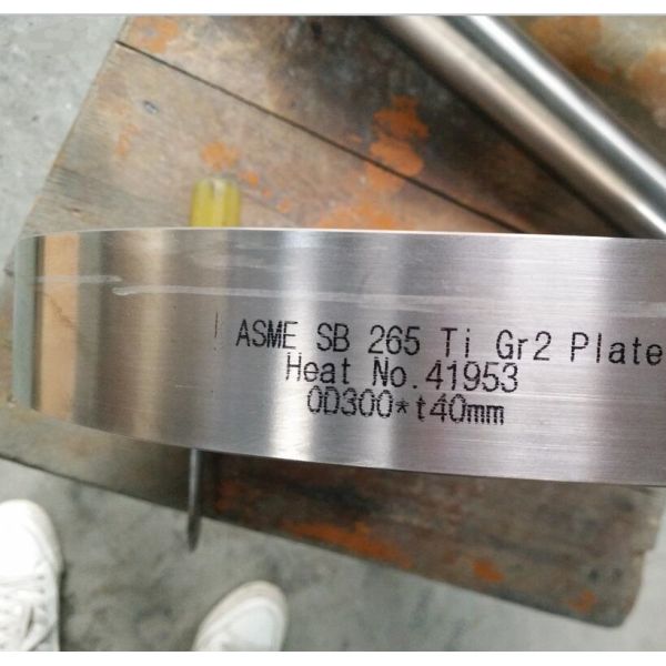 ASTM B381 Gr2 Titanium Disc For Pressure Vessel Equipment