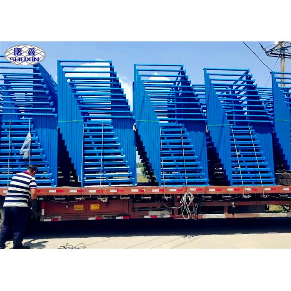 Inverted Steel Stacking Racks , Powder Coated Warehouse Pallet Stacking Racks