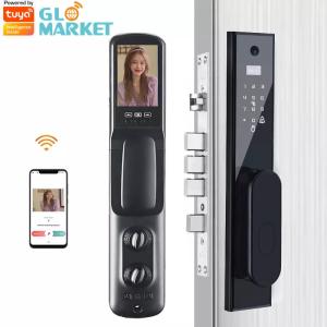 China Tuya Smart WiFi Digital Door Lock Code Card Smartphone Fingerprint Face Scene wholesale
