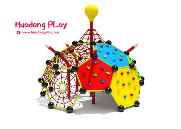 Quality Preschool Children'S Rope Climbing Structure Playground Pearl Type 440*440*400 for sale