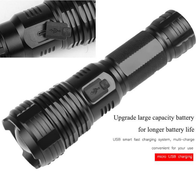 High Powered LED Torch Flashlight With 1500 Lumens Super Bright