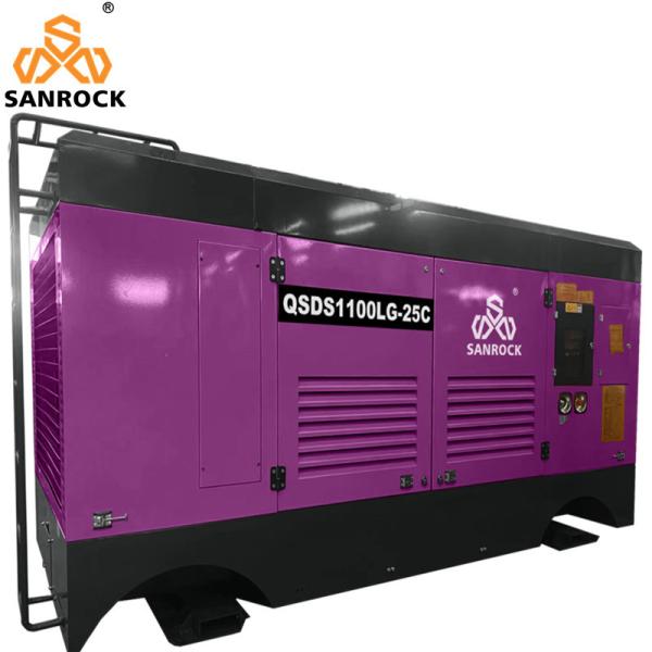 SANROCK Screw Air Compressor Water Well High Pressure Screw Air Compressor Machine