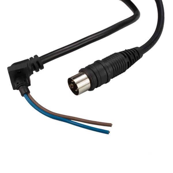 300V DIN Male Cable 4PIN To 2PIN For Medical Equipment