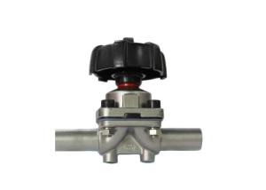 China Tri Clamp Tank Bottom Butt Weld Sanitary Diaphragm Valve wholesale