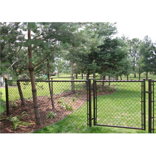 Twill Weave Metal Chain Link Fencing 5 Ft Galvanized Fence