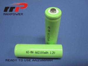 China Ready charging nimh Rechargeable Battery 1.2V AA2100mAh CE UL wholesale
