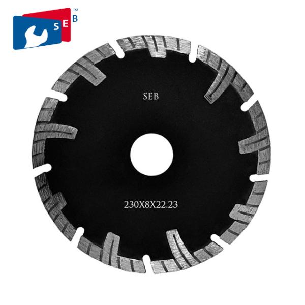 Quality 230mm Diamond Turbo Blade , Segmented Circular Disc for Cutting Masonry for sale