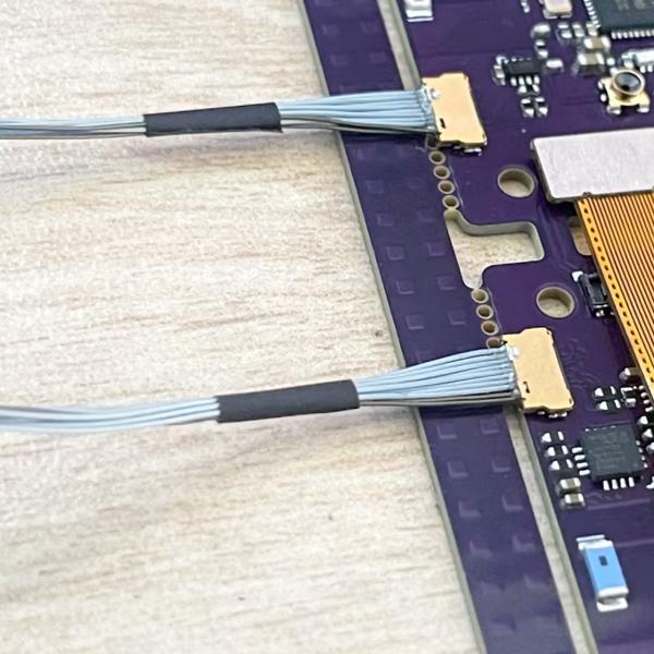 20854-010E-02 Receptacle Connector LVDS Cable 0.35mm Pitch Pin-out Customize ROHS