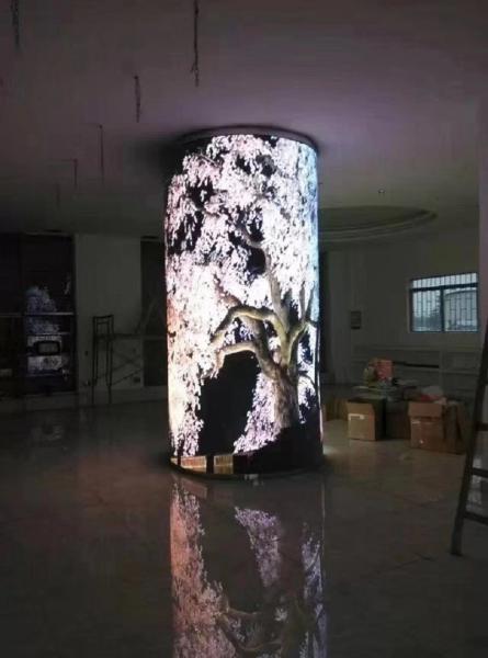 Quality Customized Led Display Screen , Pixel Pitch 2.5mm ,cylinder ,triangel , for sale