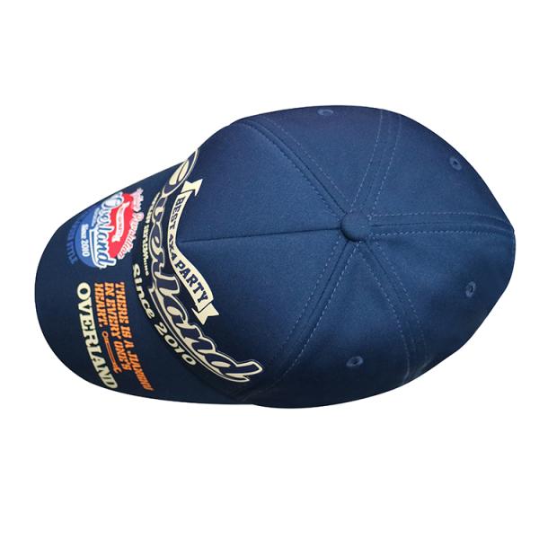 Durable Five Panel Twill Blank Golf Caps , Quick Dry Foldable Baseball Cap