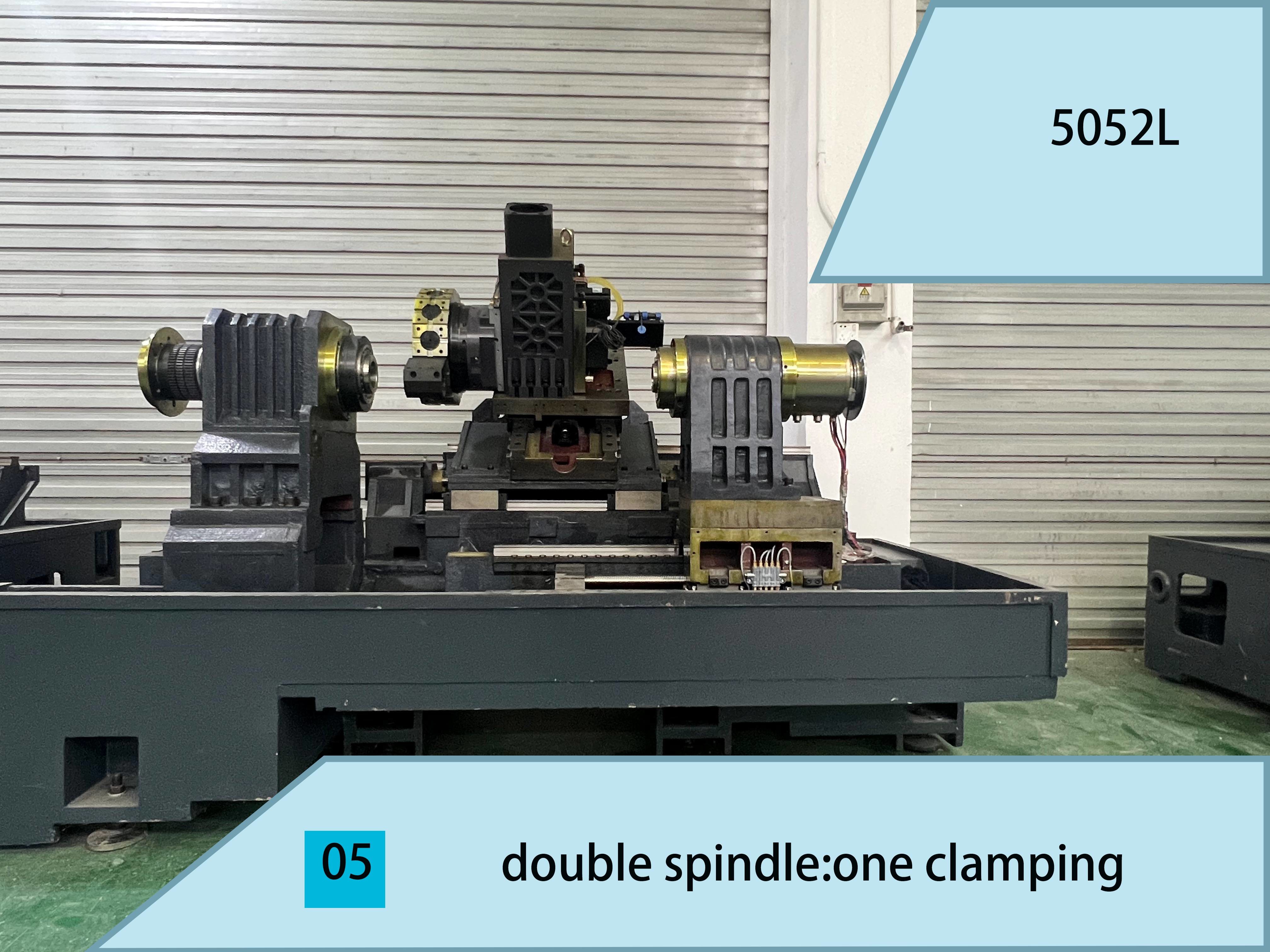 Cnc Lathe Double Spindle Slant Milling Lathe