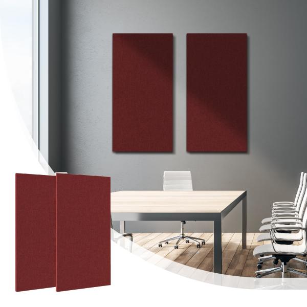 Quality Customizable Polyester Fiber Fabric Sound Absorbing Board A1 / B1 Flame Retardant for sale