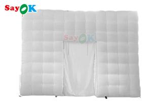 China Air Inflatable Tent Airproof LED Outdoor Inflatable Tent Cube 5x5x3.5mH For Party Event wholesale