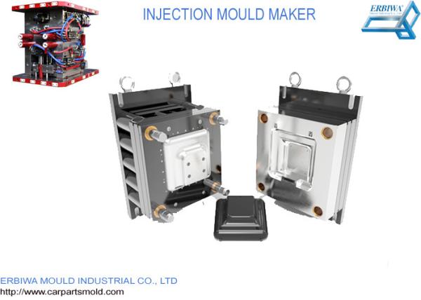 Quality Durable Black Cover Custom Plastic Injection Mold， Easy To Installation for sale