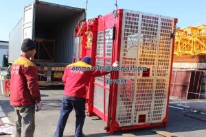 China Cheaper SC100 High Rise Material Hoist With Anti Fall Devices And Limiters wholesale