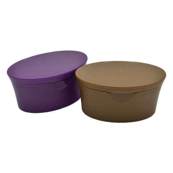 Oval Shape Shampoo Bottle Cap , 22mm Flip Top Closures