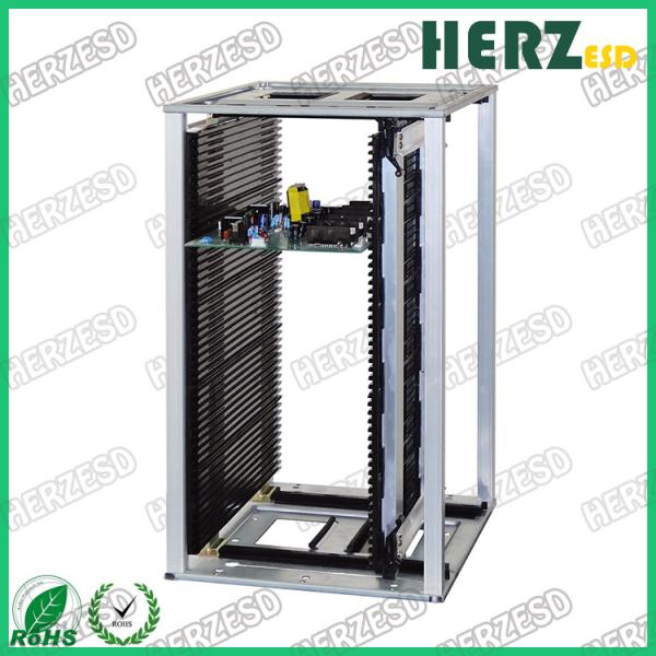 Quality Temperature Resistance ESD Magazine Rack Fix Method Screw / Gear Track Adjustable for sale