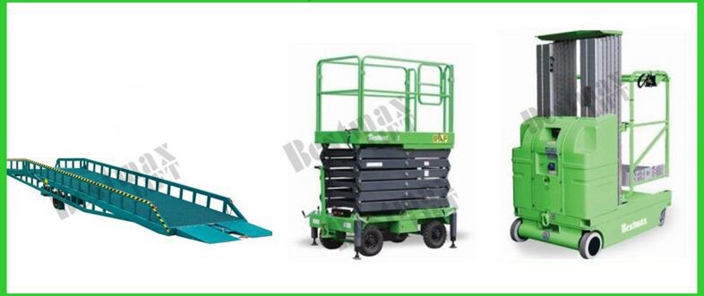 Stationary Loading Dock Ramp Forklift Dock Leveler For Loading Cargo 15 Tons