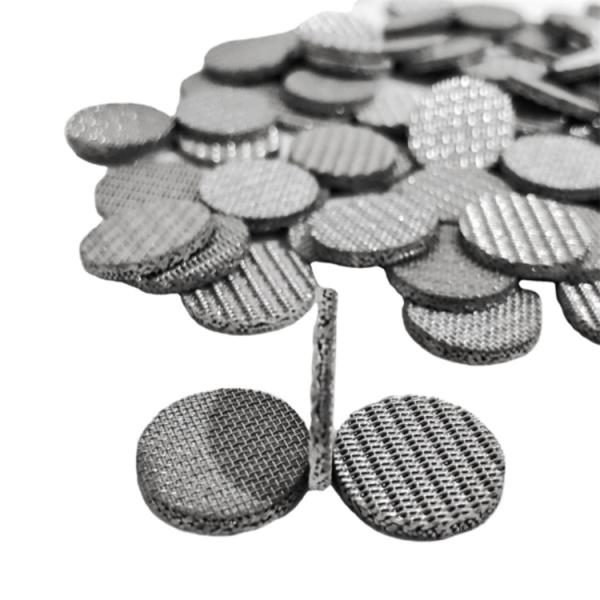 Stainless Steel 304 316 Aperture 4um Wire Mesh Filter Disc With Enfolded Edge