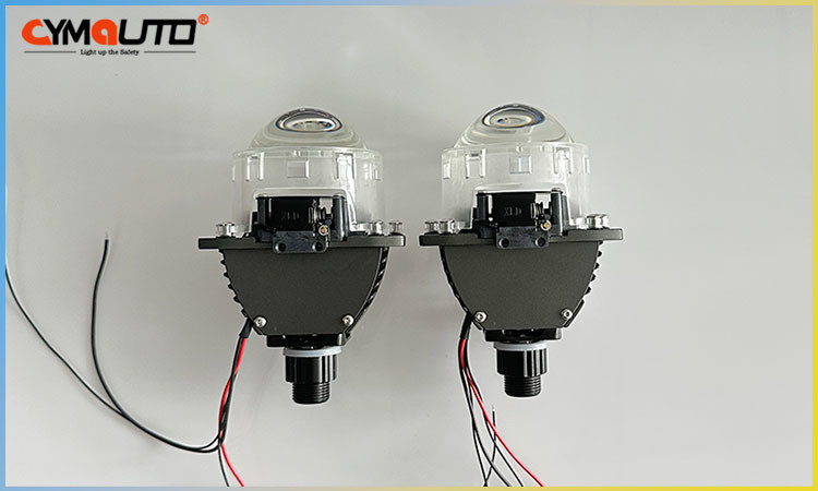 12V Bi Xenon Projectors Lens Illuminating 3 Inch LED Headlights Projector