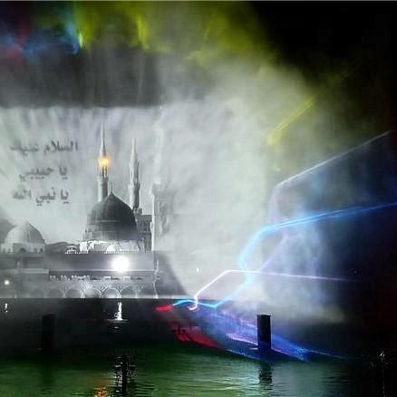 Quality High Spray Laser Water Projector Screen 380V 220V for sale