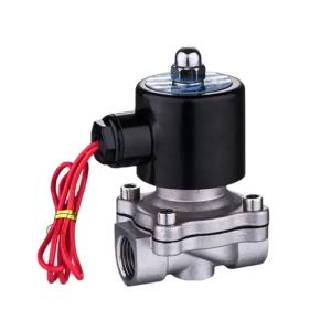 China DC12V AC220V Stainless Steel Water Gas Solenoid Valve 2 Way Normal Closed Mini Valve wholesale