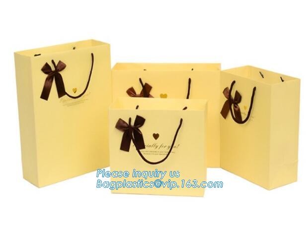 Fashion Custom Printing Luxury Gift Shopping Carrier Paper Bag With Your Own Logo Print,strong twisted handle black leat
