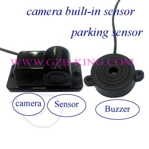 China camera built-in sensor( 2 in 1) rear view parking sensor system with buzzer on sale