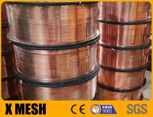 China Flat Type Coated Copper Galvanized Stitching Wire For Corrugated Box Coil wholesale