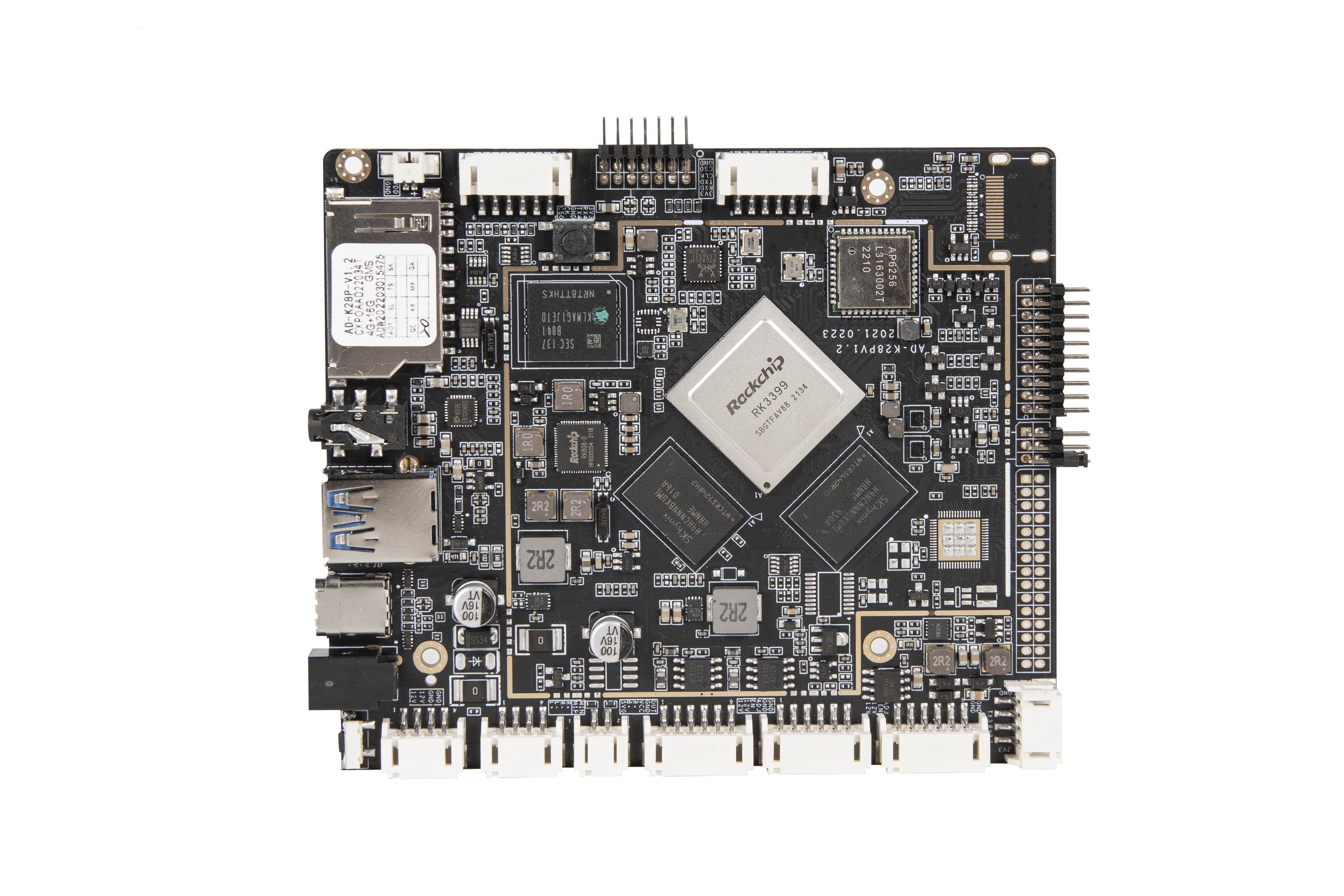 Android Embedded Board with Rockchip RK3399 for Custom Industrial PCBA Development with Touch Screen Interface