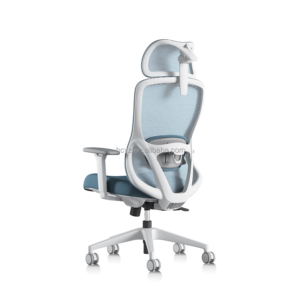 Executive Manager Adjustable Mesh Boss Office Chair with Fabric Luxury Computer Desk