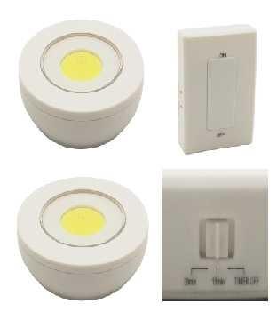 Quality 9.9X3.3cm Cabinet Sensor Light LED Wardrobe Light Wireless RF Remote Control LED Lights for sale